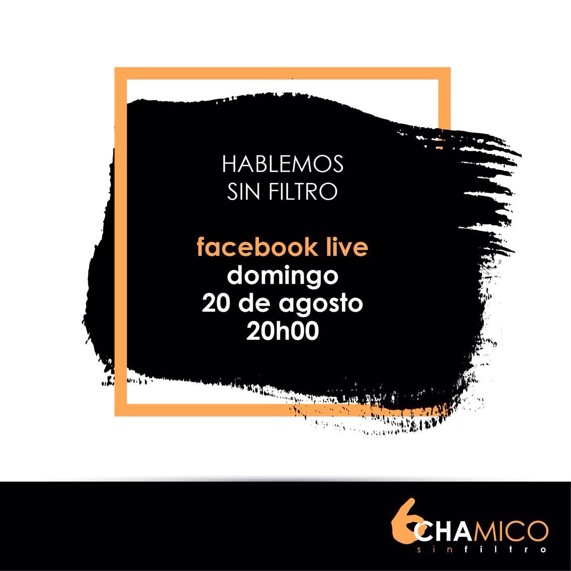 Chamico_ec's tweet photo. ¡Estaremos en #FacebookLive! Queremos saber qué piensas y recibir tus comentarios. Te esperamos el domingo | 20h00 ⏩ https://t.co/ZyaWY7M5Fz https://t.co/fm9zyWSDYW