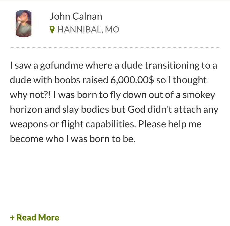 CloydRivers's tweet photo. The greatest GoFundMe of all time. Merica. https://t.co/zQRtJAqrW9