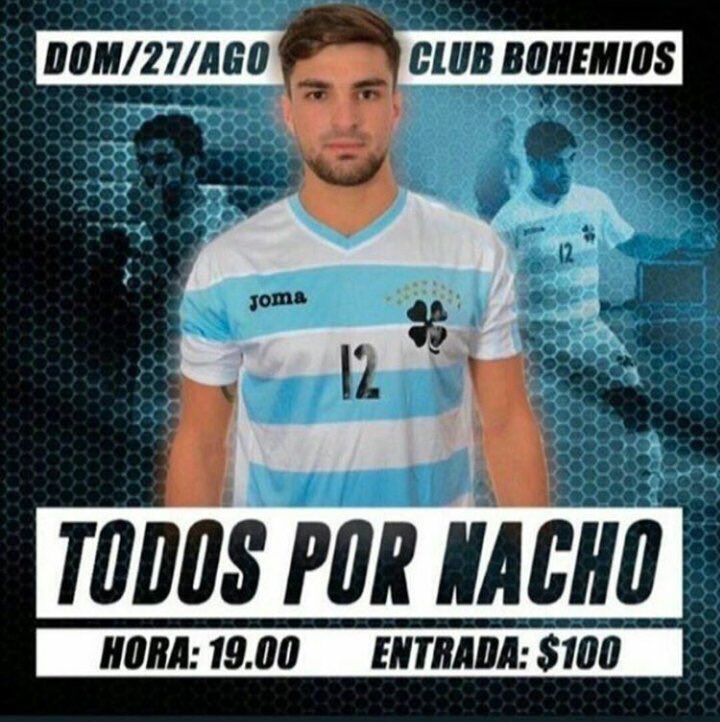 GastonVitancur1's tweet photo. DIFUNDIR . El domingo 27 en el Club Bohemios , el que pueda ir a colaborar , TODOS POR NACHO !! Estamos con vos Hermano 🙏🏽 https://t.co/NX5mWs7y9f