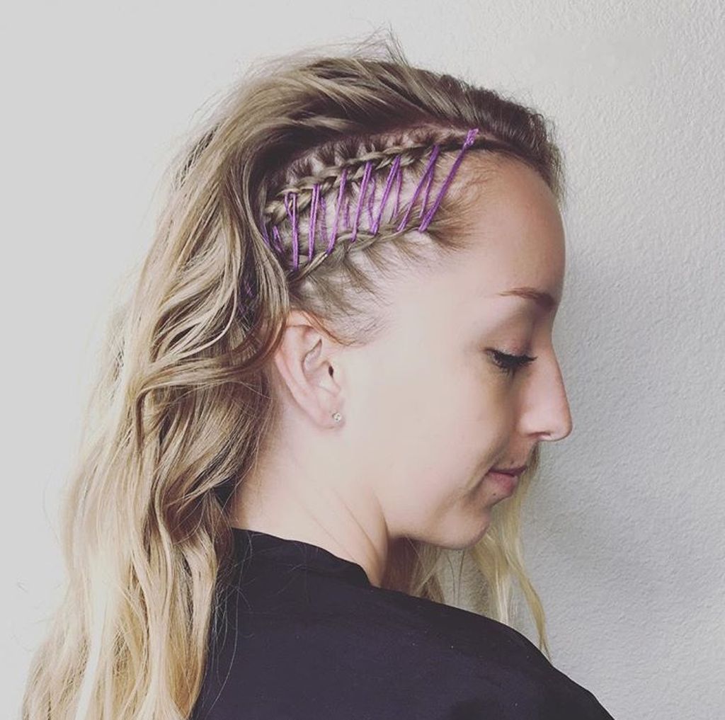 Back to our regularly scheduled programming of super sweet hair! #StandOutStyle #NeonHairCare (Via IG: <a href="/angelinapanelli/">Angelina</a>)