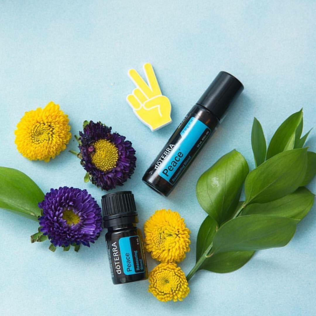 When you need a little peace. Roll this blend over your heart when you need some calm &amp; comfort. Roll on your phone when you read Twitter. 😉