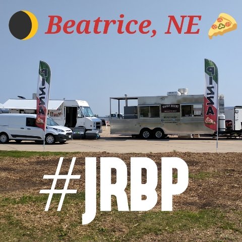 johnnyriccos's tweet photo. It's time, moon fans! We're ready to rock! Come see us! #JRBP #OFTA #Eclipse https://t.co/rdk2cIVsL8