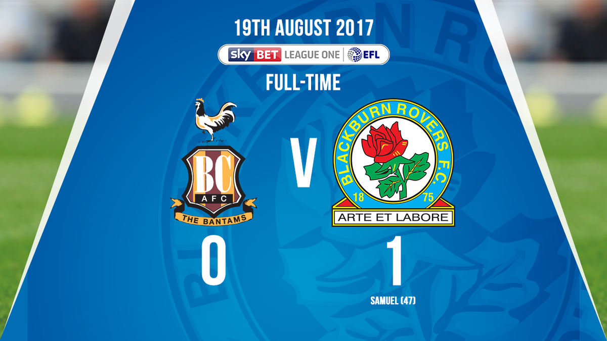 Rovers's tweet image. FT: @officialbantams 0-1 #Rovers.