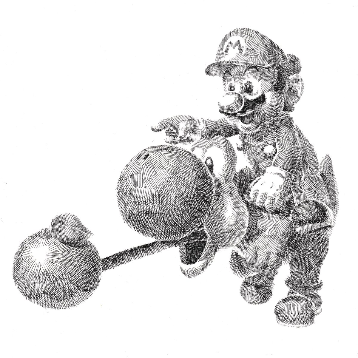 Ed Mcbeaf On Twitter Ja 未公開絵その２ マリオ と ヨッシー ボールペン 横幅b5サイズ En Supermario And Yoshi I Drew A Few Years Ago With A Ballpoint Pen スーパーマリオ ペン画 ボールペン画 Https T Co Ldduydnqb2