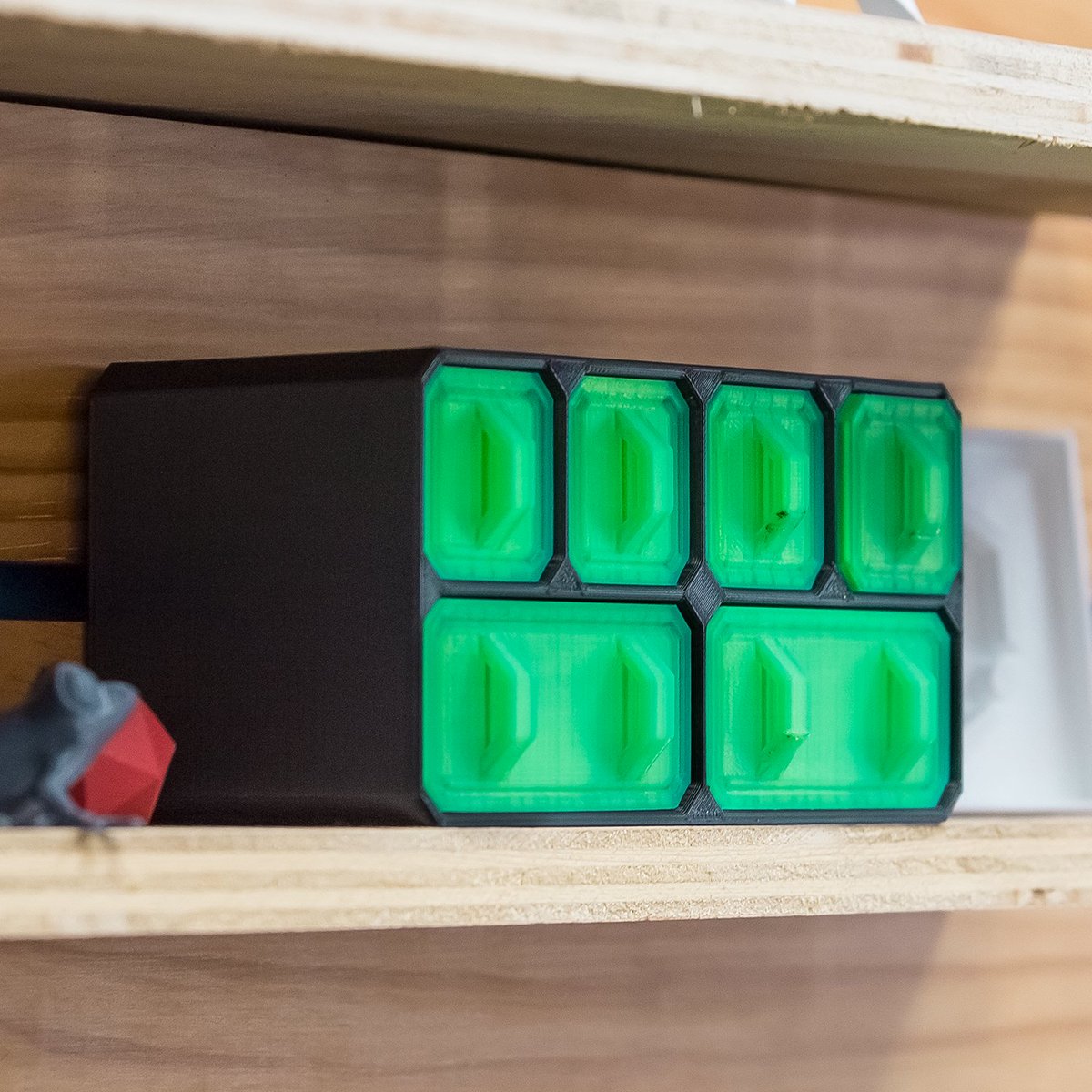 Functional printing at its finest! Check out these drawers designed by <a href="/AndrewBougie/">Andrew Bougie</a>  printed in colorful PRO PLA: pos.li/26e6z5
