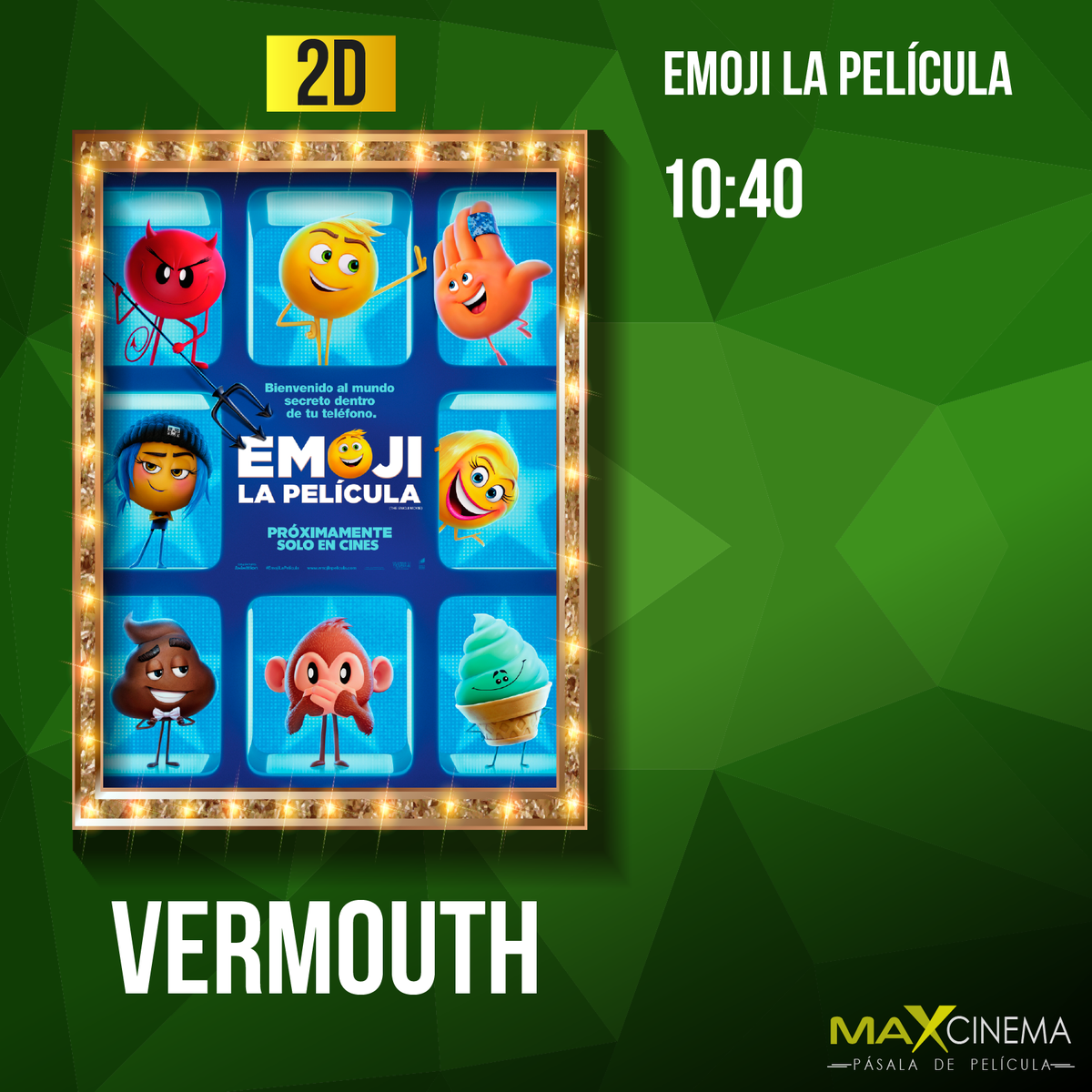 MAXCinemaEC's tweet photo. Este fin de semana grandes estrenos esperan por ti en #Maxcinema
Recuerda que tenemos increíbles títulos en Vermouth. https://t.co/BihW11Pfct