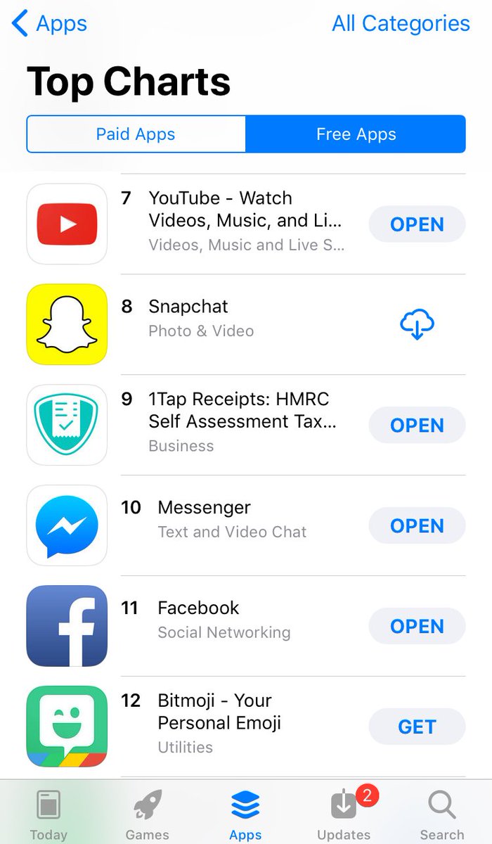 We made it TOP 10 in the <a href="/AppStore/">App Store</a>😱 We couldn't be happier! Thank you for using our @1Tap_Receipts &amp; loving it. Share &amp; spread the word 🎊