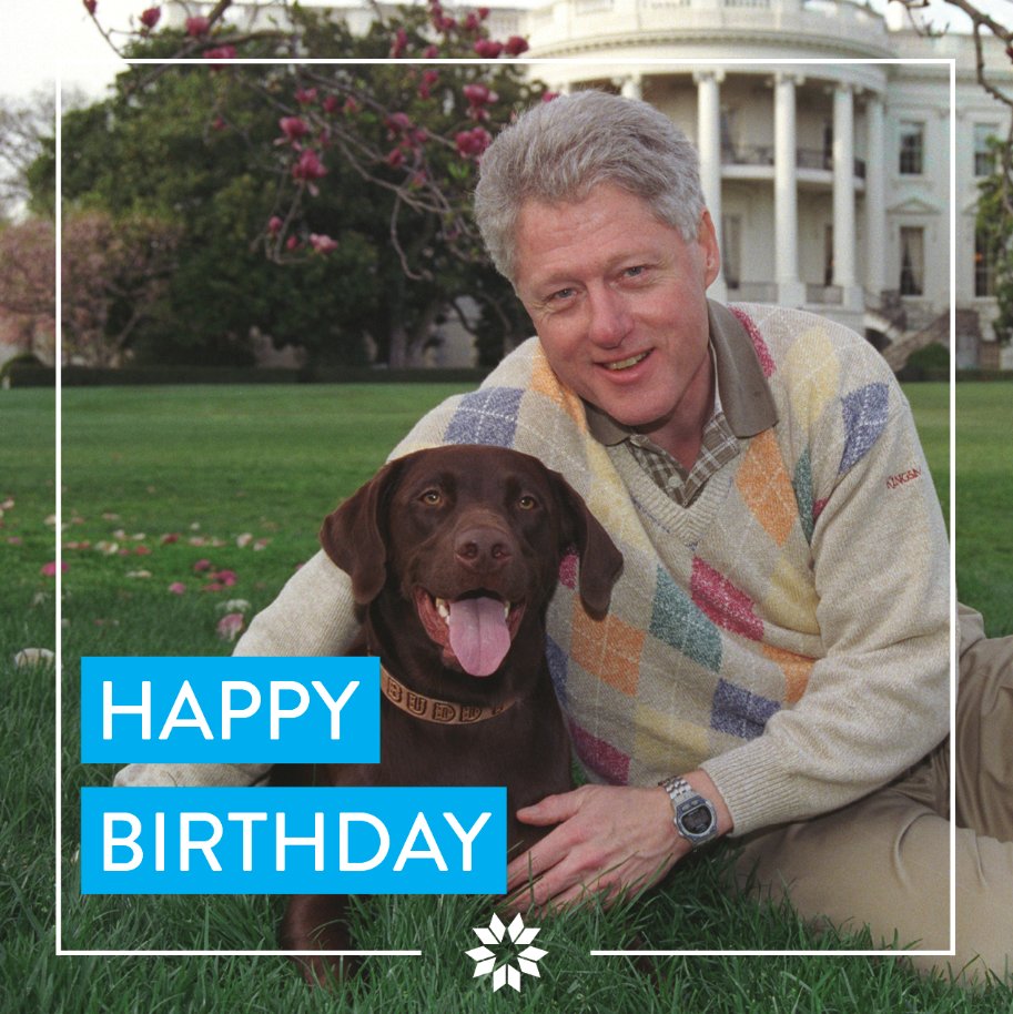 Happy 71st birthday, President Bill Clinton! [Archives ID 6036948] 
