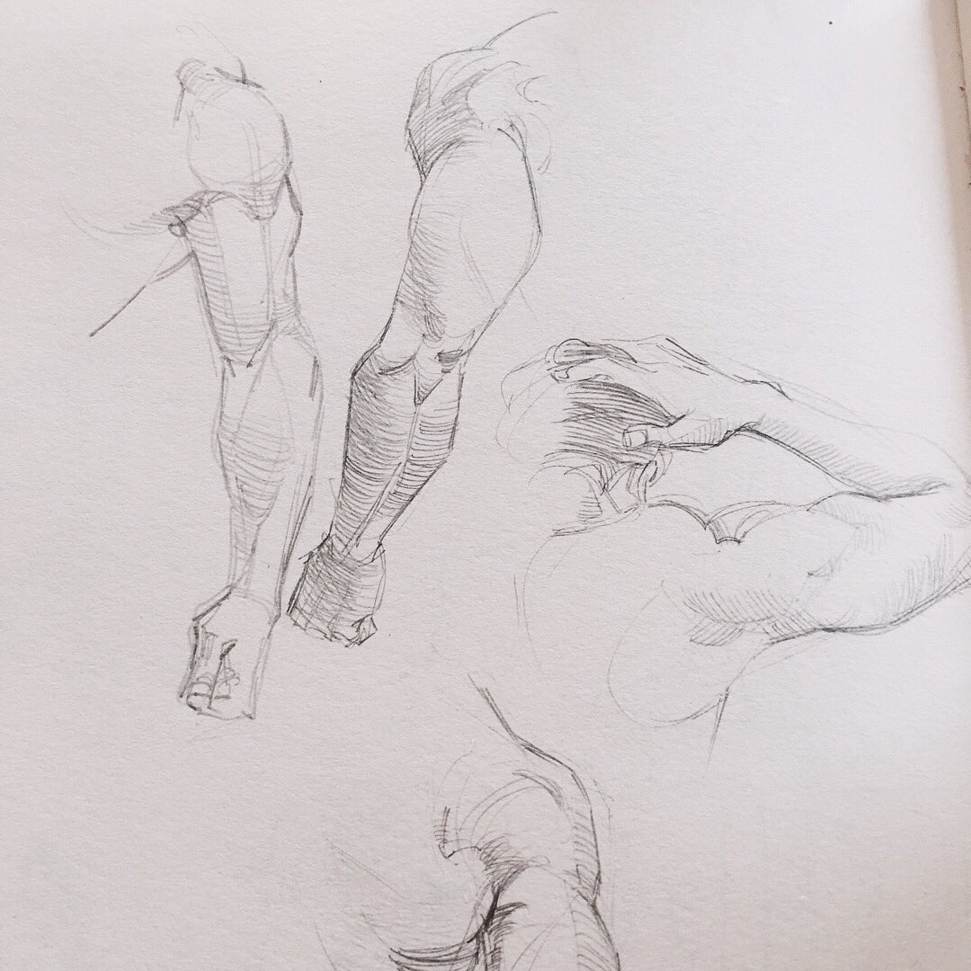Trying to get looser with my muscle studies. I wanna be able to draw structurally but still keep flow n energy! 