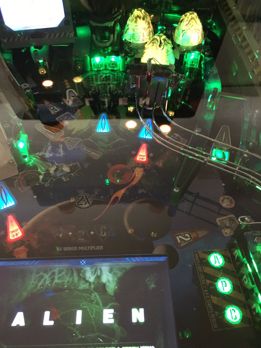 Welsh countryside is the most beautiful place I've ever been. Like DND forests come to life. 
Also ALIEN pinball is here!!!