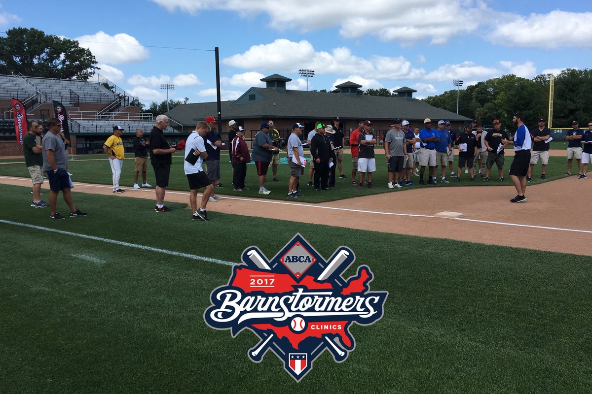 ABCA1945's tweet photo. Still wondering what our Barnstormers Clinics are about?
⚾️ Educate Coaches
⚾️ Strengthen Communities
⚾️ Grow this great Game
#ABCAclinics https://t.co/rfo5nbroMs