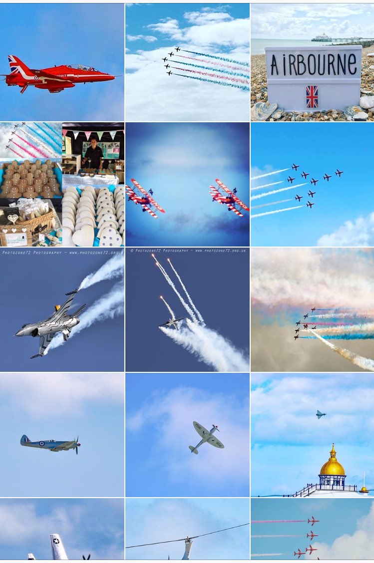 Taken pictures at Airbourne this year? 📷 Tag us in your Instagram pics at 'airbourne_eastbourne'