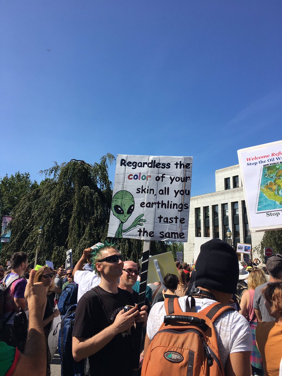 vannutmeg's tweet image. Stay weird, Vancouver.  #StandUpToRacism