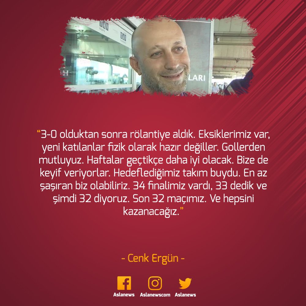 Torreirajaste's tweet photo. Cenk Ergün, #OSMvGS maçının ardından açıklamalarda bulundu. https://t.co/PeJbTKOa2c