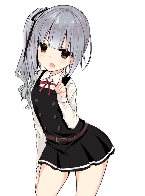 「エプロンドレス 学生服」のTwitter画像/イラスト(古い順)