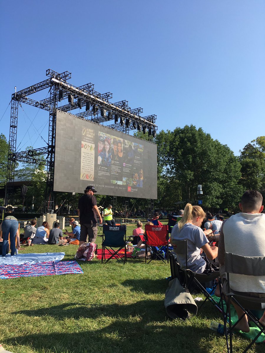 Getting ready for LOTR at Ravinia!