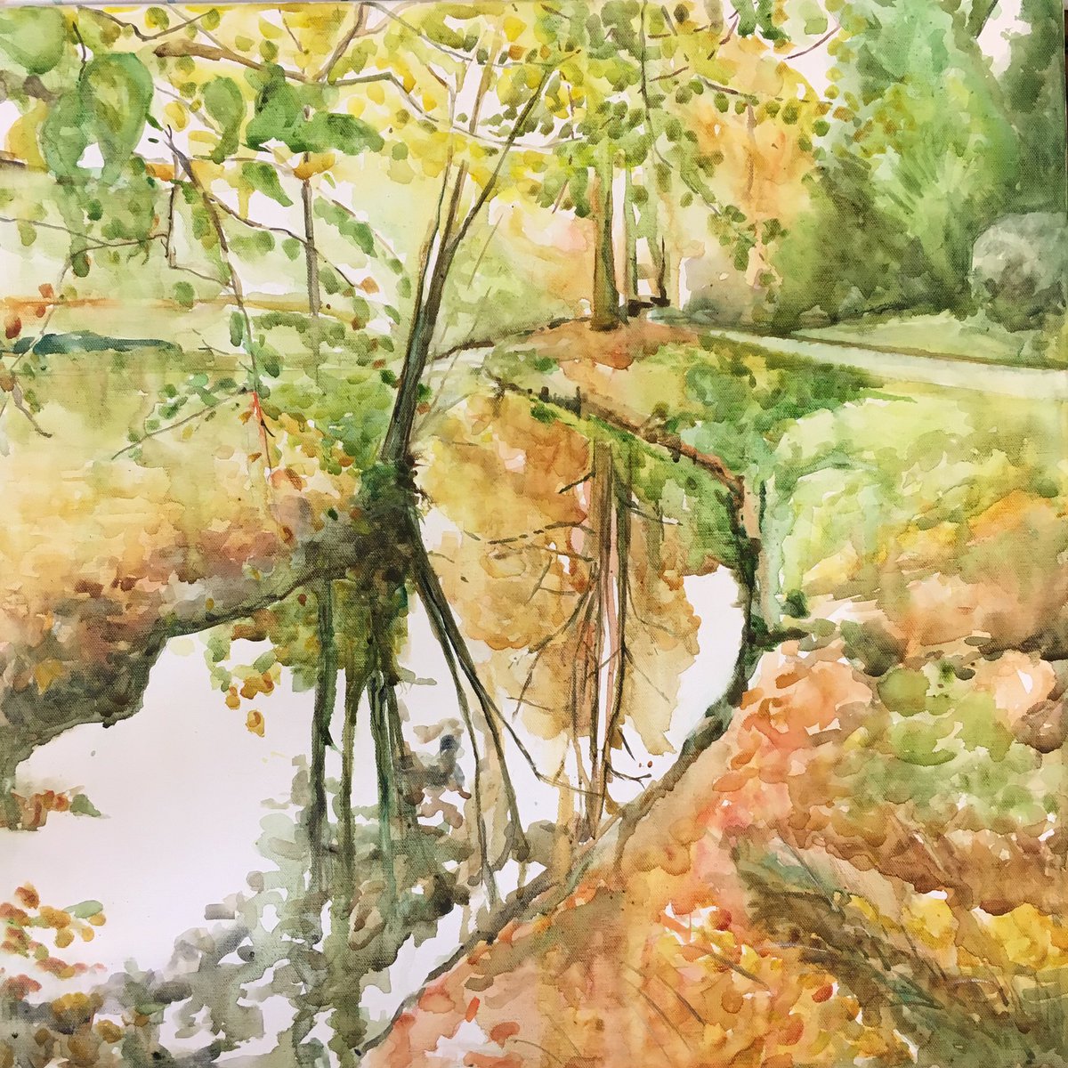 Victoria_Artist's tweet photo. This set of three #landscape #paintings will feature in my upcoming exhibition Saddleworth Museum @EngageExplore 🎨 https://t.co/nBJDYxnv61