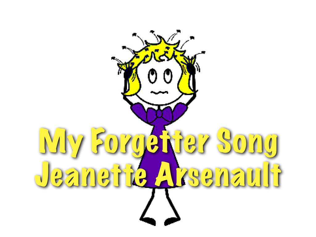 jeanettearsenau's tweet photo. More fun creating slideshows: "My Forgetter Song" now on YouTube:  https://t.co/vBpUXmOpEs #ontariomusic #canadianmusic #humorousmusic #fun https://t.co/WmYDZNnboG