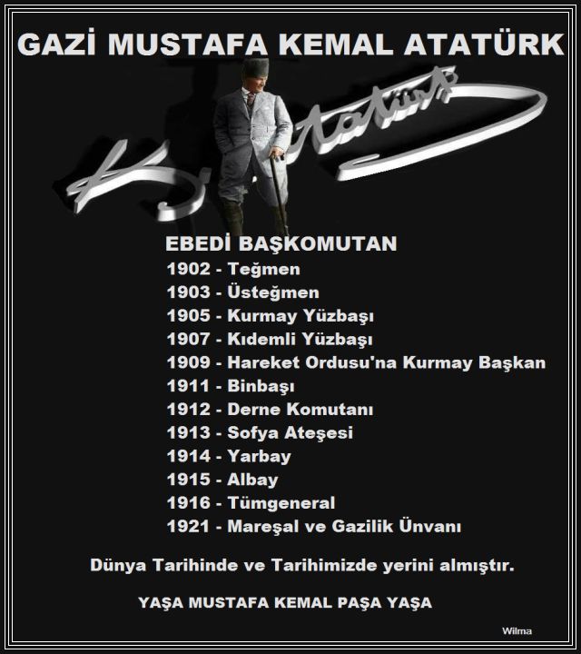 ❤️GAZİ MUSTAFA KEMAL ATATÜRK'ÜM❤️  

       İşte Komutan,işte Başkomutan
        👇👇👇👇👇👇👇👇