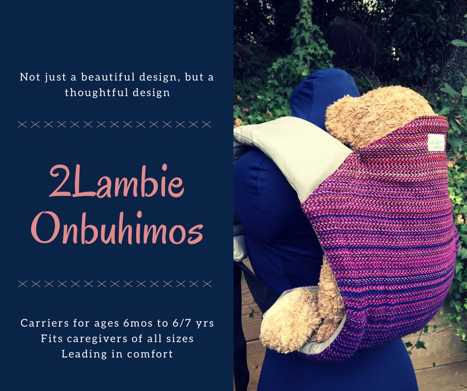 2Lambie's tweet photo. Over and over we hear how much you love the design of our onbuhimo...the perfect balance of aesthetic &amp; comfort https://t.co/P8H4T3rHyE