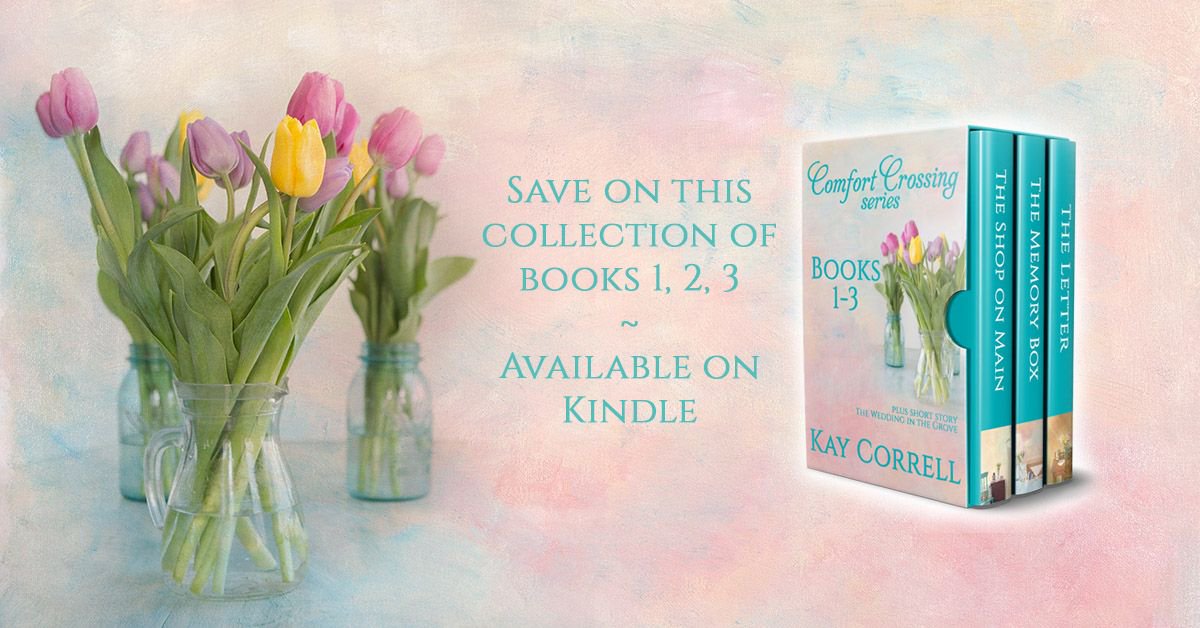 KCorrellAuthor's tweet photo. Save on the first 3 books in this #sweetromance series. #CR4U Three friends live and love in a small Southern town. https://t.co/mD9wuyKcVL https://t.co/6w5g4aY9tc