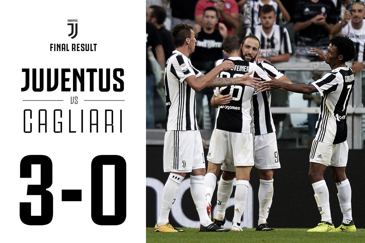 juventusfcid's tweet photo. FT #JuveCagliari 3-0!! 

💪⚫️⚪️ TIGA POIN PERTAMA! ⚫️⚪️💪

#FINOALLAFINE #FORZAJUVE https://t.co/8yN5FeRSaL