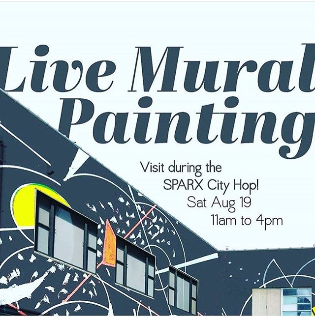 DowntownCLE's tweet photo. Don't forget to stop by the Superior Sound Stop on the Blue Line & help install the community mural! #cleSPARX https://t.co/54Q4Eo9cwo