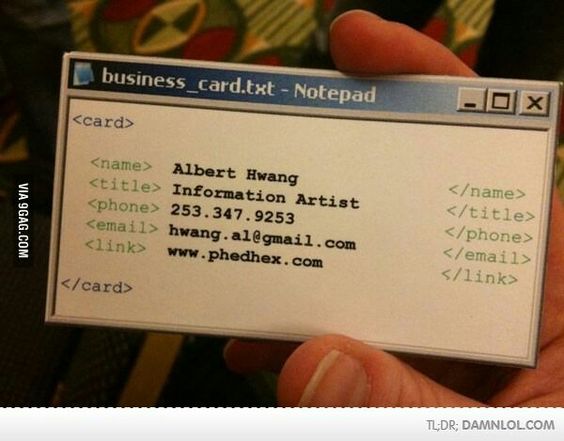 Sionaainn's tweet image. I want this business card! 😂 #FullStackDev #angularjs #androiddev #Python #Java #html #css #javascript #csharp #webdevelopment #DevOp