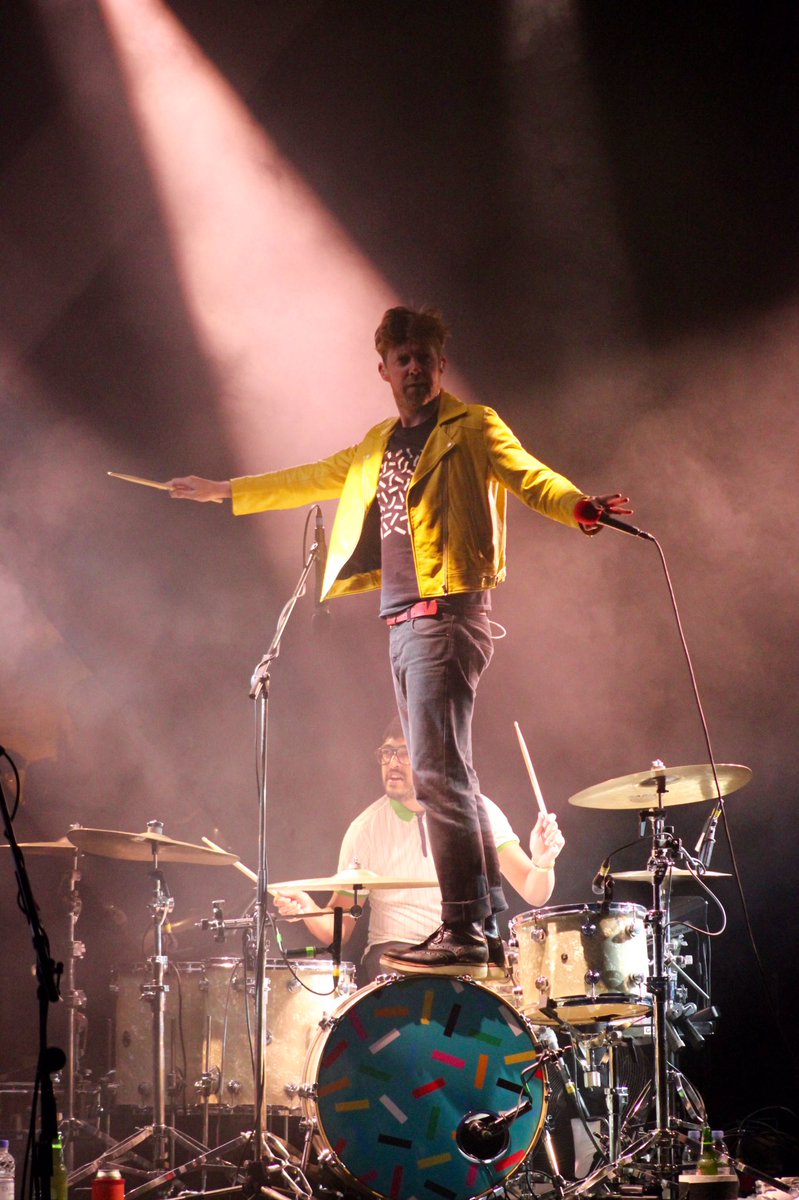 mduqueno's tweet photo. @Rickontour @KaiserChiefs rocking out #cornbury festival. Best of the weekend guys. https://t.co/KqxA6RHd7a