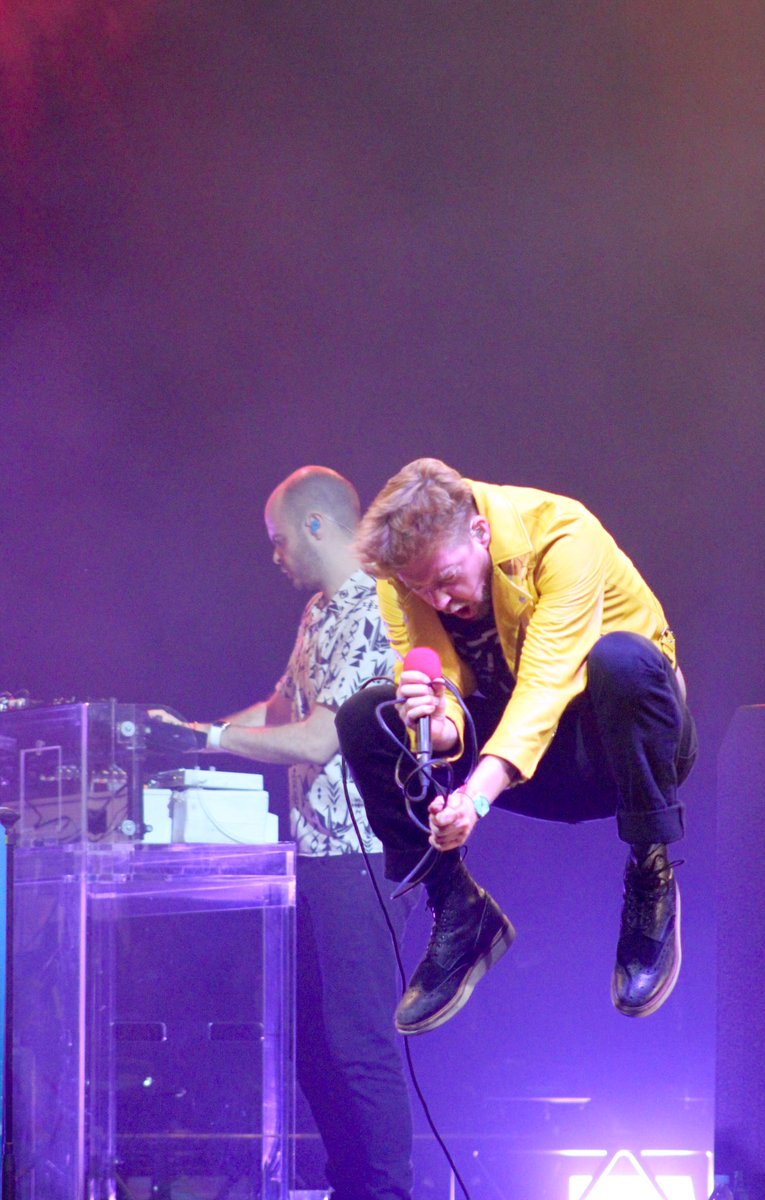 mduqueno's tweet photo. @Rickontour @KaiserChiefs rocking out #cornbury festival. Best of the weekend guys. https://t.co/KqxA6RHd7a