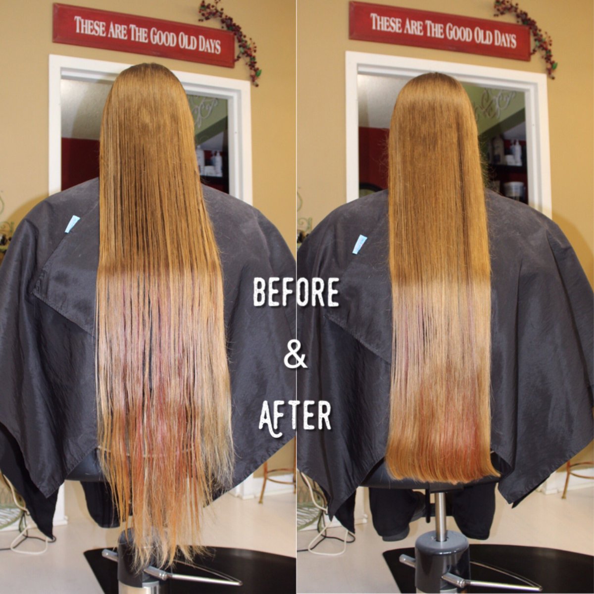 BakkenWood's tweet photo. Ever heard the analogy, "like a kid in a candy store."? #longhair #extralonghair #hairstyles #hairgoddess #cosmetology https://t.co/IK3WXXKmuM
