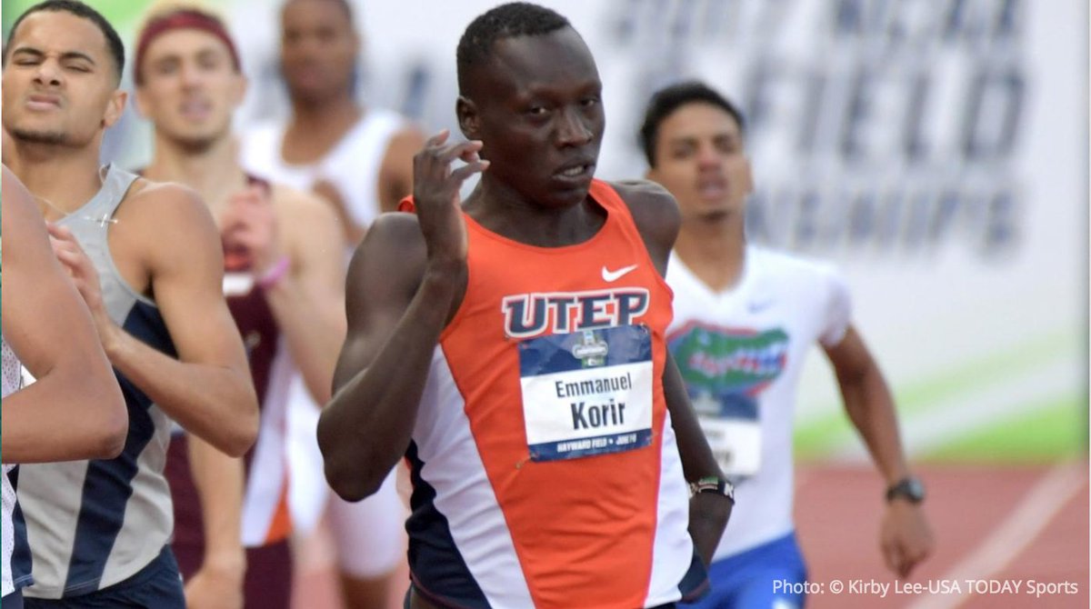 FloTrack's tweet image. Emmanuel Korir, the 2017 800m world leader and freshman sensation, is going pro with Nike: bit.ly/2x1hd1A