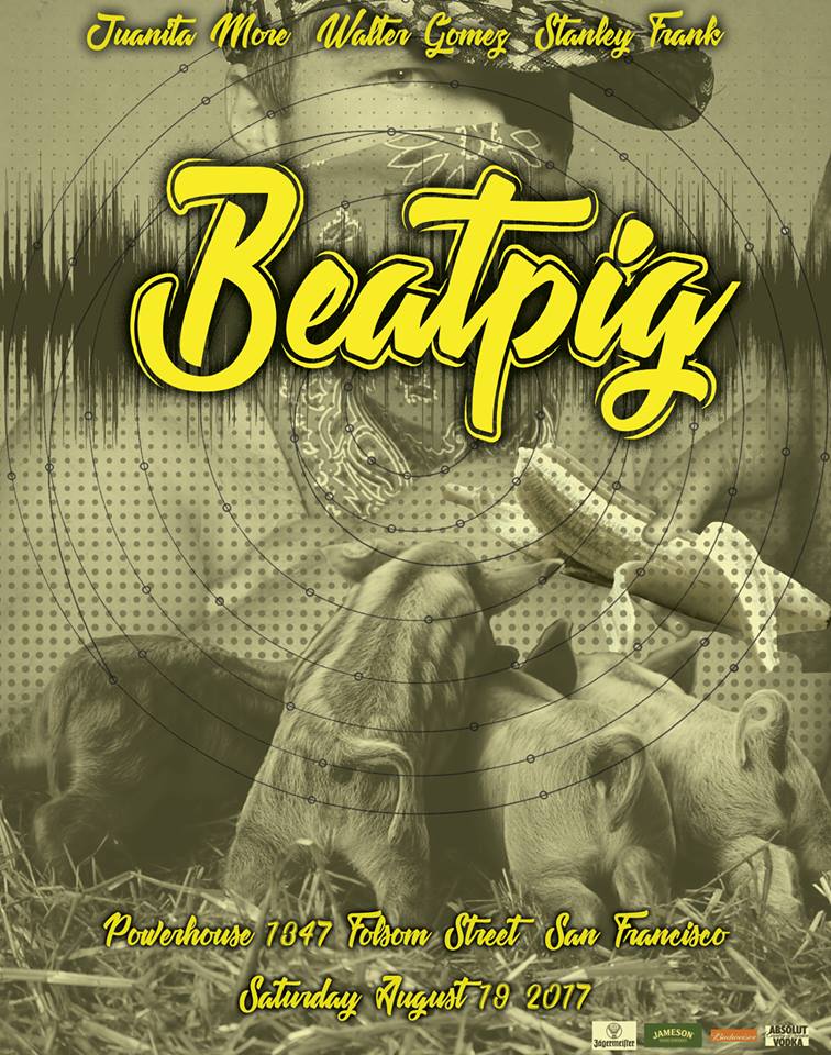 sfPOWERHOUSE's tweet photo. Showing some BROTHERLY Love followed by BEATPIG tonight.... Meaty Beats by Juan, @juanitamore @wgomezjr #stanleyfrank & the #pigcrew https://t.co/DRPonPBDEM