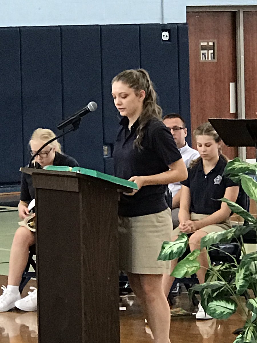 pcmrsg's tweet photo. First school mass of the year. #pccrusaders https://t.co/a0blrXQuw8