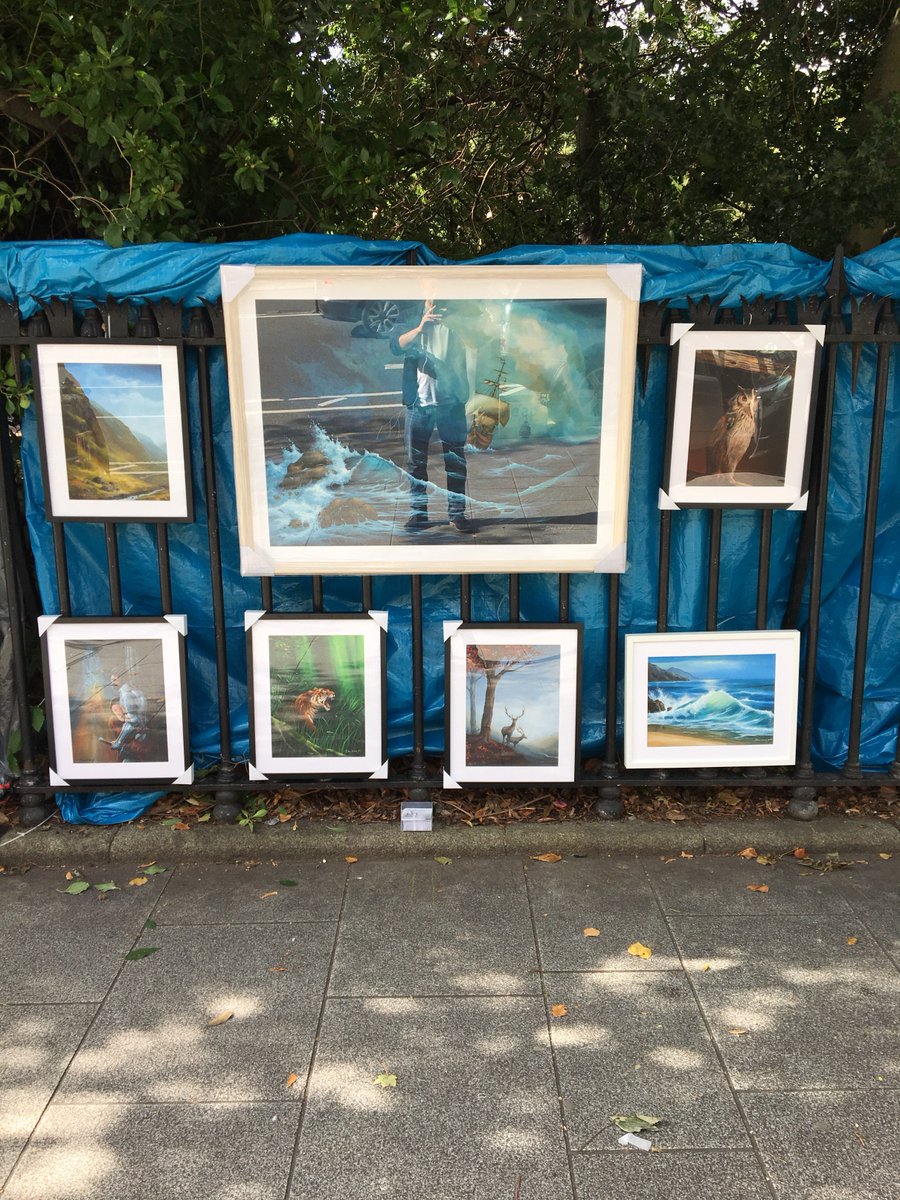 My art display ready to go #irishart