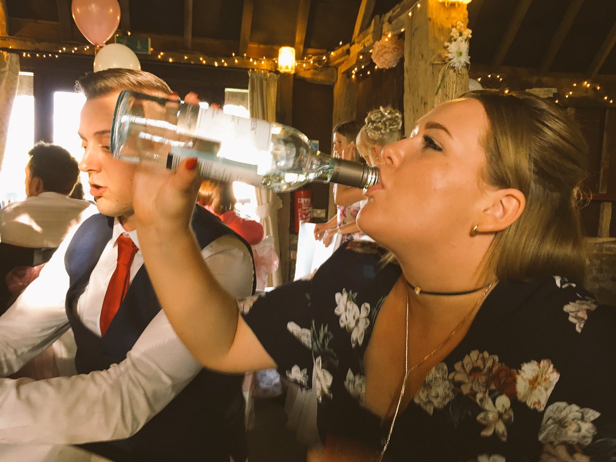 scottjanaway's tweet photo. Never let your sister near the wine. ๐๐ https://t.co/uhJO0x7A9J