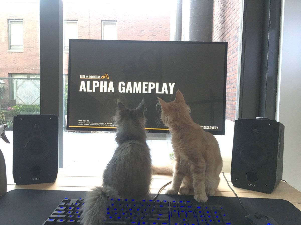 DapperPenguins's tweet image. Even cats like #RiseofIndustry! Want to play too? Buy the alpha build before it hits Early Access! bit.ly/ROIItch #indiedev #gaming