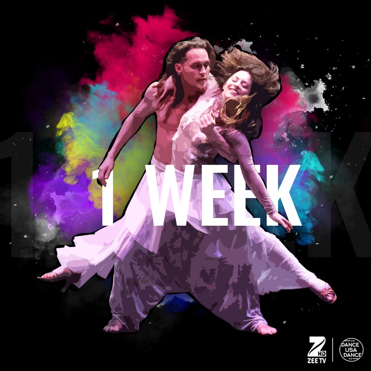 Exactly 1 week from today #DanceUSADance Season 1 will be premiering on @ZeeTV Zeetv zeetv ! #DUD #OneWeekToDUD