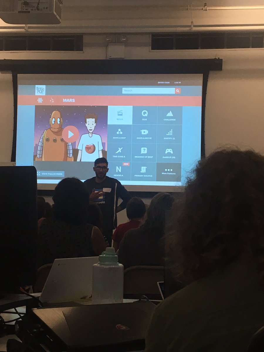DrRequa's tweet photo. Back to school tools! @brainpop and @Newsela integration! Just search NEWSELA on Brainpop! #edtech supporting each other! #MTPScedu #magical https://t.co/clx1cijK1L