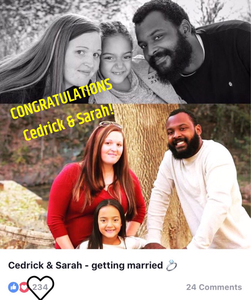 Congratulations to Cedrick & Sarah for winning our 'Full Wedding Planner Giveaway'!!! #VAweddingplanner #checkusout