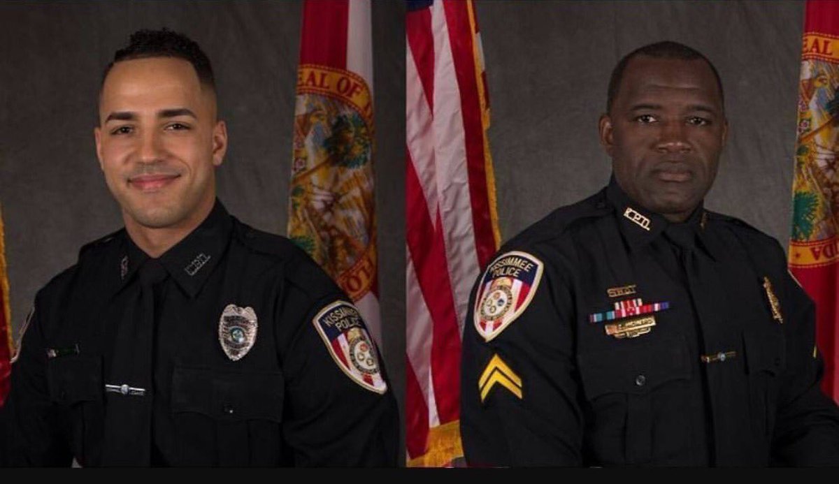 FHPOrlando's tweet image. We must never forget the sacrifices these men made. #FHP will continue to support @kissimmeepolice ANY way possible #ThinBlueLine ⚫️🔵⚫️