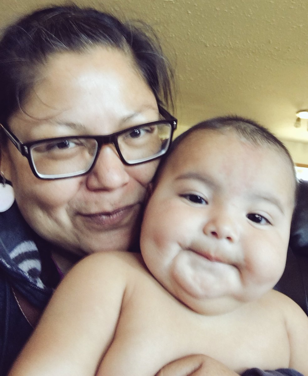 Askiy's tweet photo. Me &amp; nosim, pre-berry picking and hunting expedition. 😍#nîhiyaw-pimâtisiwin #wahkohtowin https://t.co/QNZ91xo3Jb