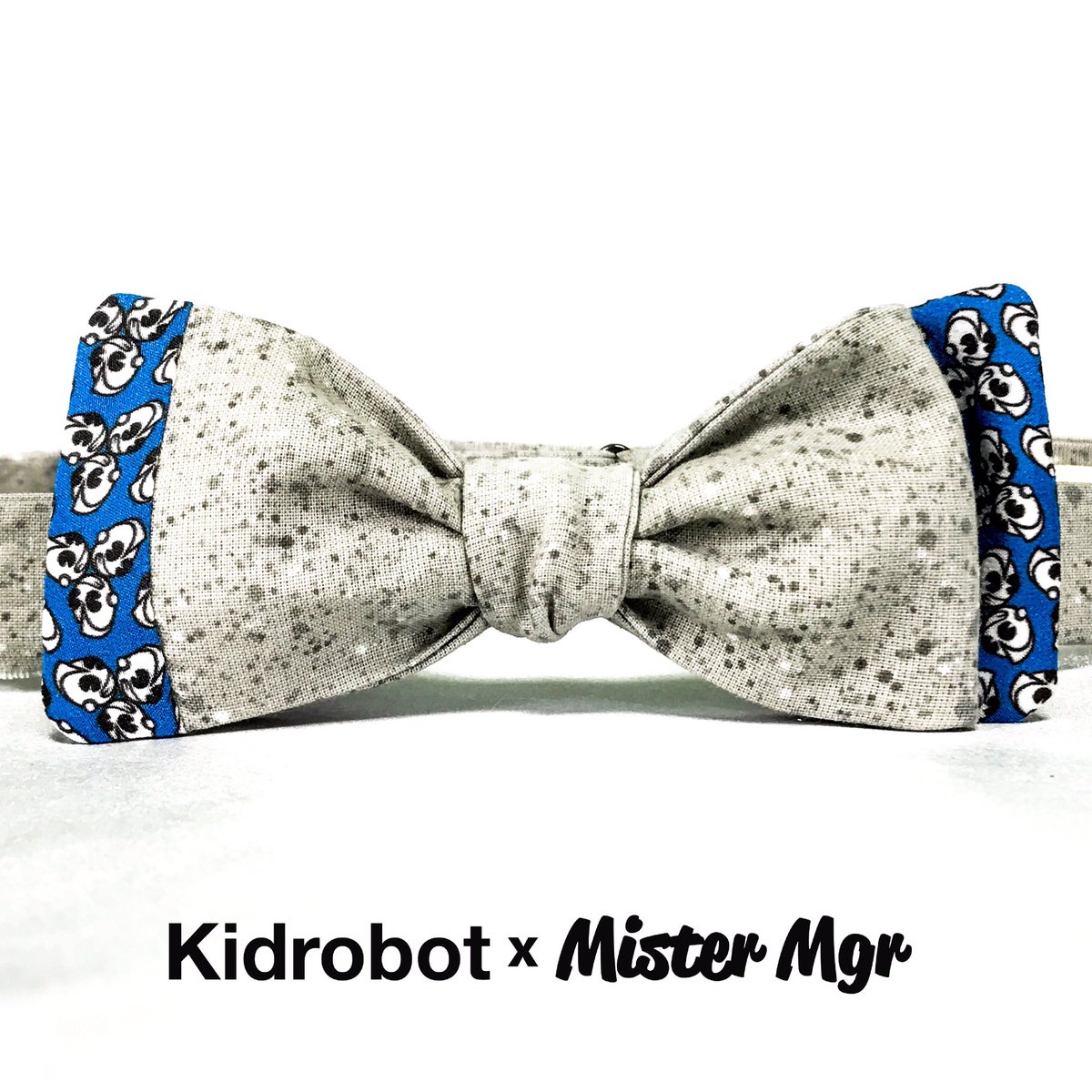 misterMGRltd's tweet photo. @Kidrobot x #MisterMgr collab piece available now at https://t.co/WNKUceQNLI #kidrobot #MisterMgr #style #fashion #bowtie #mensfashion https://t.co/y05WgLN3gf