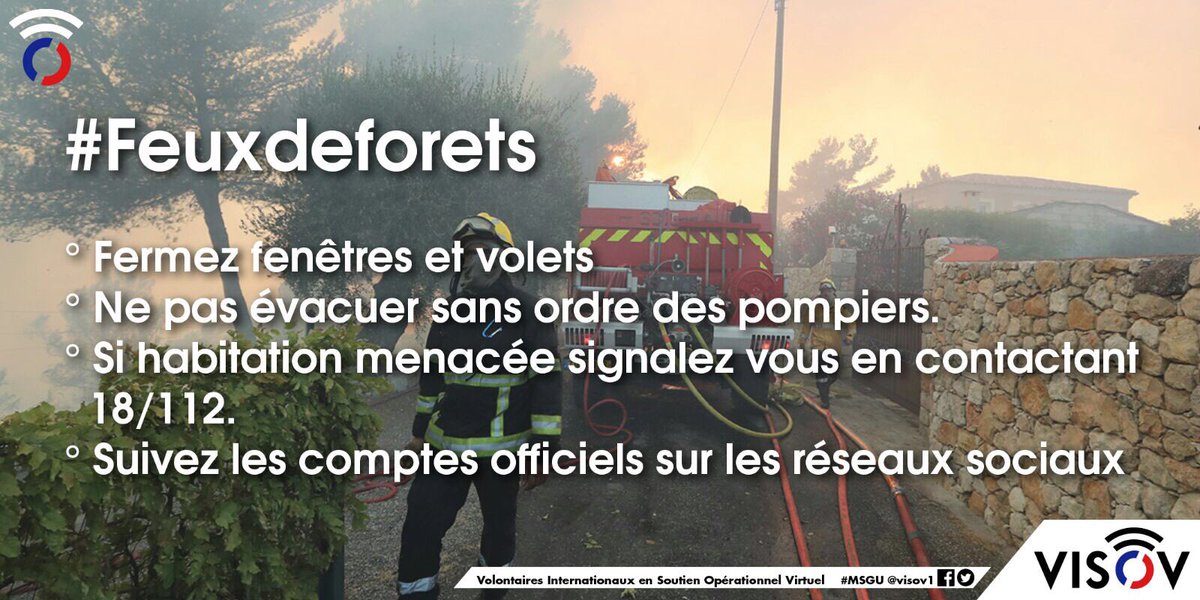 VISOV1's tweet photo. #Puyloubier #Aubagne #Carnoux.Relayez consignes et infos des autorités du @departement13 .Ne diffusez pas de fausses informations. https://t.co/Yp1pfGGuaZ