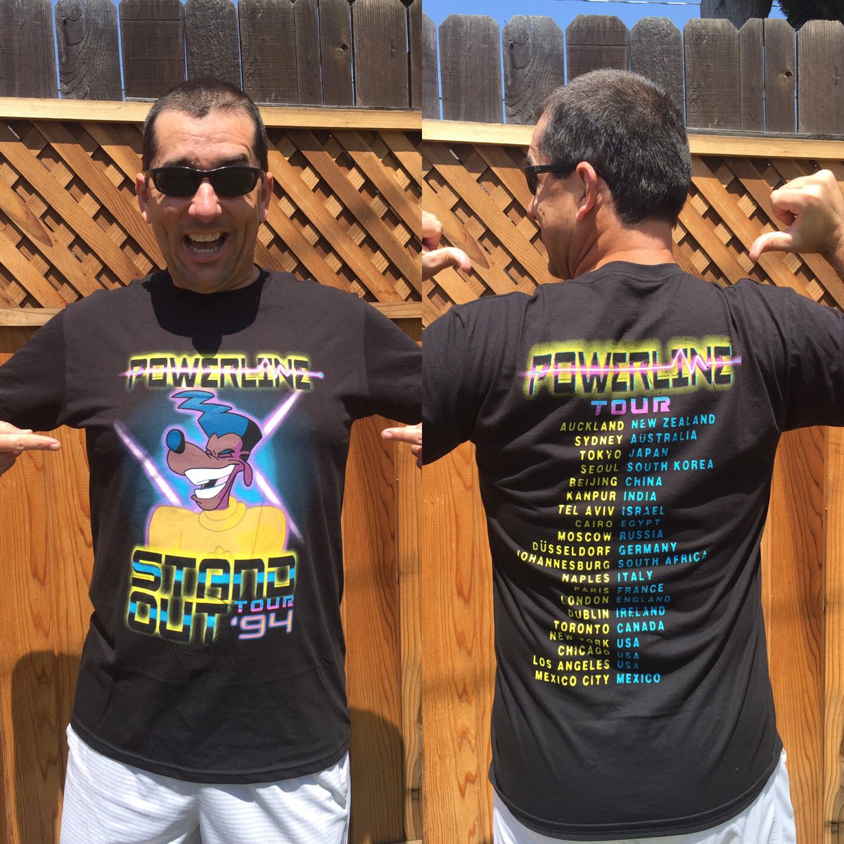 StartedByAMouse's tweet photo. Just got the coolest T-shirt from Target. #powerline #standout #agoofymovie https://t.co/QrqDPc6hMz