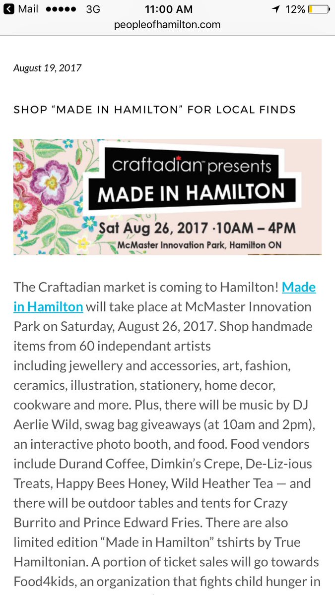 Spotted on <a href="/PeopleofHamOnt/">People of Hamilton</a> peopleofhamilton.com/art/craftadian…