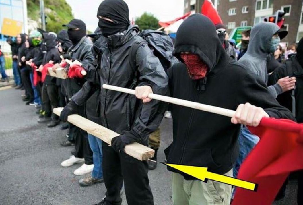 phylumt's tweet photo. Who the press didn't want to include in speaking negatively of. #AntifaTerrorists https://t.co/Rvl4ureV3x