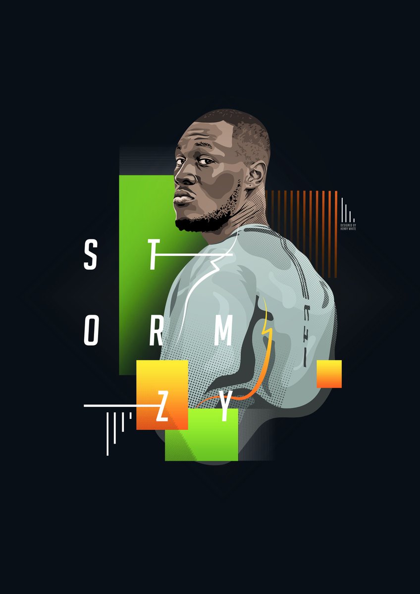 It's been a while! Digital Illustration of @Stormzy1, see the full project and what I've been up to recently at  behance.net/gallery/558917…