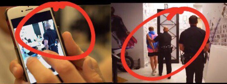 KEEMSTAR's tweet photo. Dear @jakepaul ... This is the pic of the REAL cops you claimed &amp; a pic of the actor police from another vid you made.  Odd huh? https://t.co/5vUZEW6tS7
