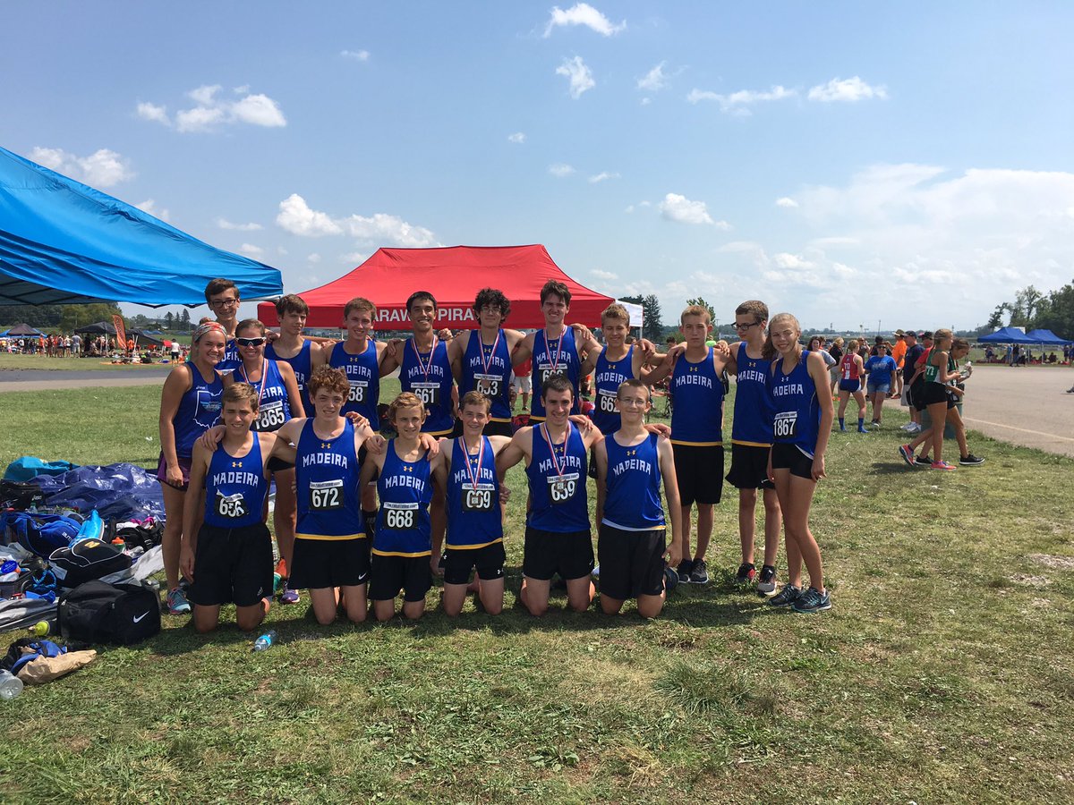 madeiraath's tweet photo. Pics from the CC Meet.  Hard work in the offseason pays off. https://t.co/1aYwGmcJry